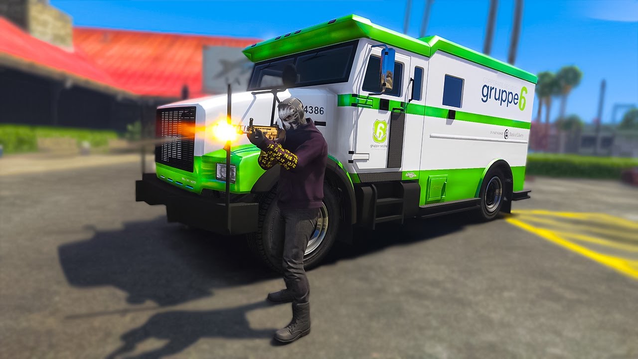 Money Truck Heist In GTA 5 RP
