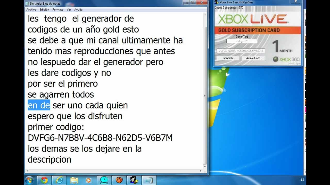 códigos gratis - YouTube