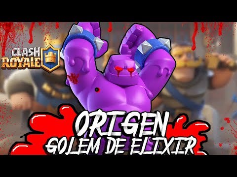 el origen del golem de elixir - clash royale  @srterrorcrepypastas