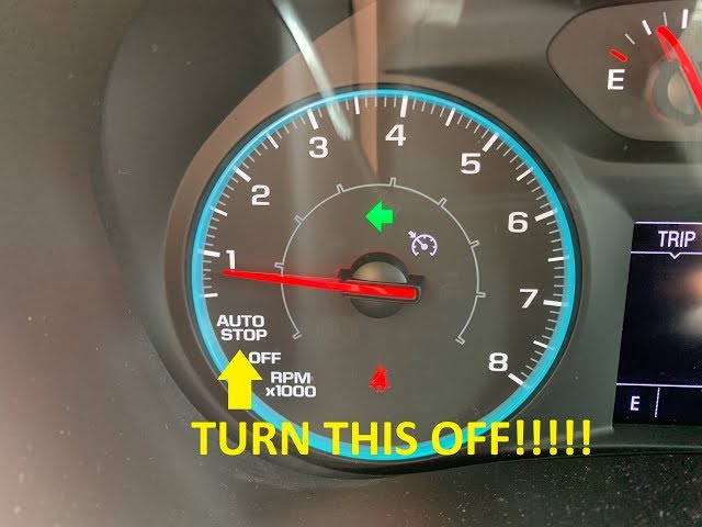 Disable Vehicle Auto Stop Feature - Chevy 