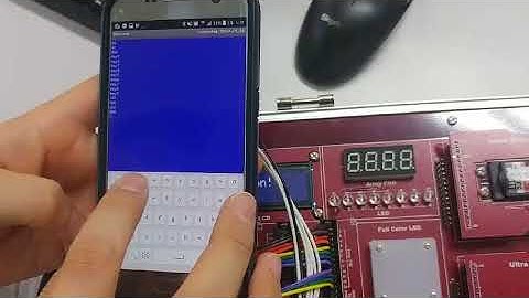 AVR 블루투스 송수신