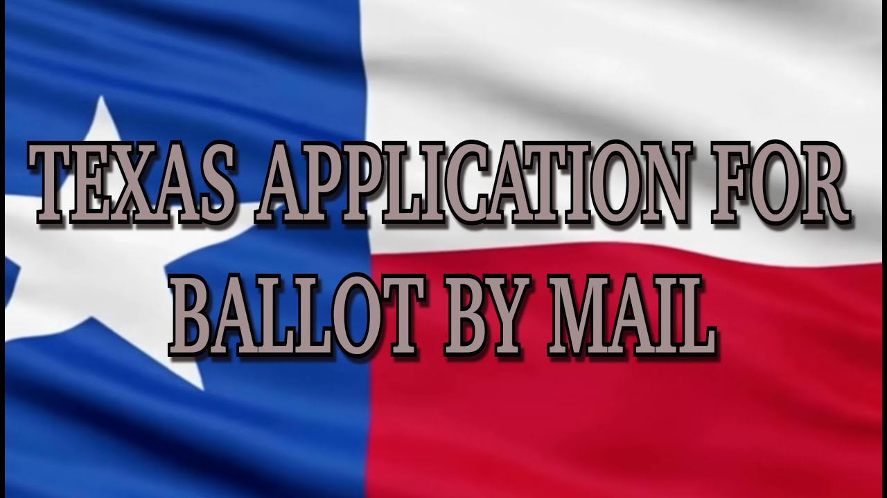 How to fill out the BALLOT BY MAIL APPLICATION form. Step by step ...