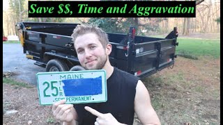 Why I Register my Trailers In Maine