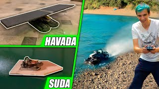 UÇAK MOTORLU HOVERCRAFT YAPTIK!