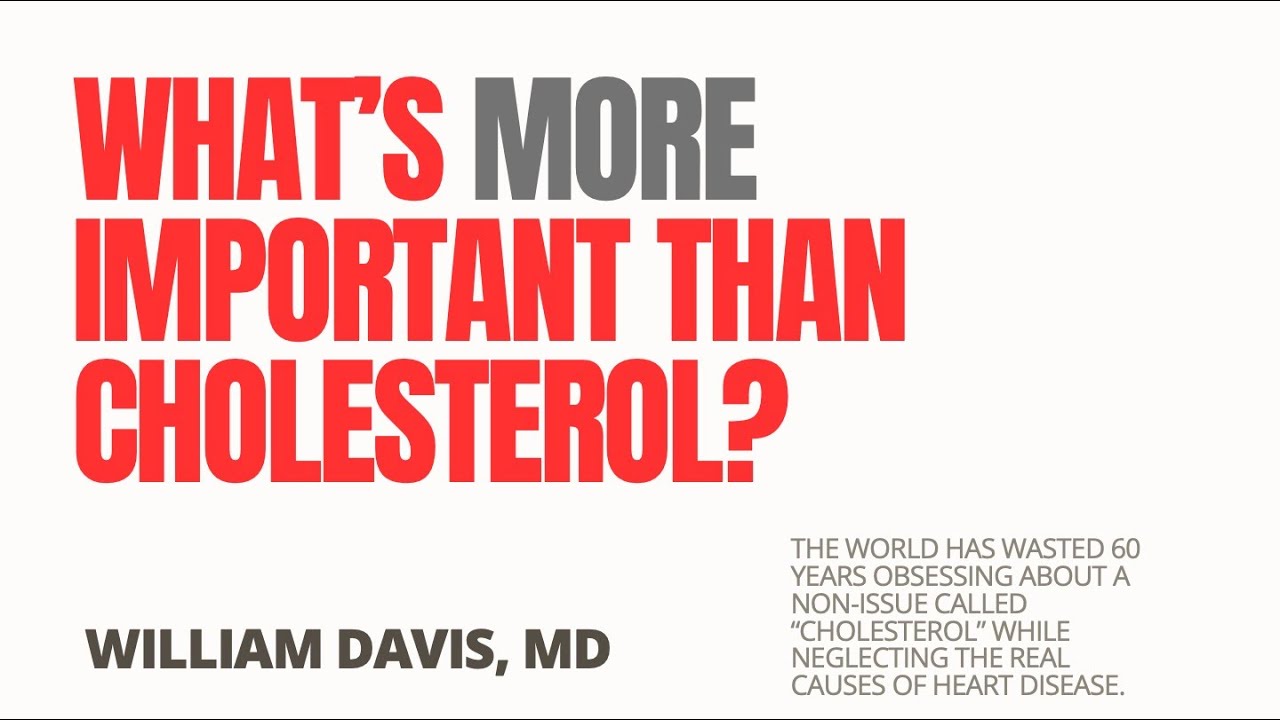Why TRIGLYCERIDES matter and cholesterol does not