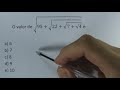 O QUE FAZ QUANDO TEM RAIZ DENTRO DE RAIZ? 😮 APRENDA A RESOLVER NUM CONCURSO!