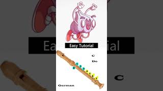 Firefly   Recorder Flute Tutorial Easy Tutorial #Shorts