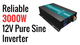 Reliable 3000W 12V Pure Sine Wave Power Inverter Review - Cheap But Is It Any Good?