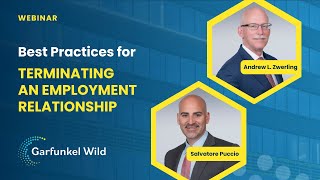 Webinar | Best Practices for Terminating an Employment Relationship