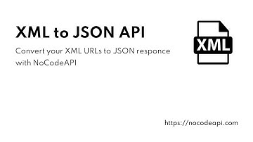 Convert XML URL to JSON API without Coding