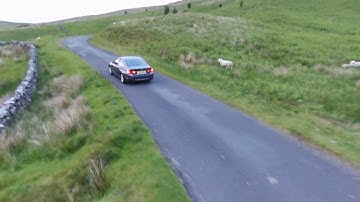 BMW F30 Bebop 2 Follow me Mode in Scotland