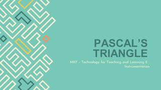 Pascal's Triangle Patterns