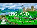 England 8K | A Peaceful Hidden Land – Endless Fields, Gentle Hills &amp; Foggy Countryside