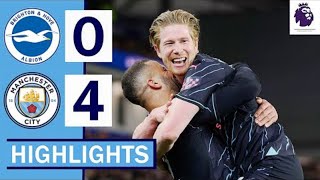 HIGHLIGHTS! RAMPANT CITY CLOSE GAP ON GUNNERS | Brighton 0-4 Man City | Premier League