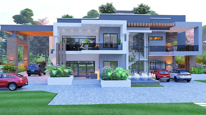 Project 49: Elegant Dream Luxury 6-Bedroom Contemporary House Design tour House size 28.2mx18.6m