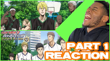 AND 1 Basketball STARS vs High School Hoopers!! Kuroko No Basket The Last Game PART 1 Reaction