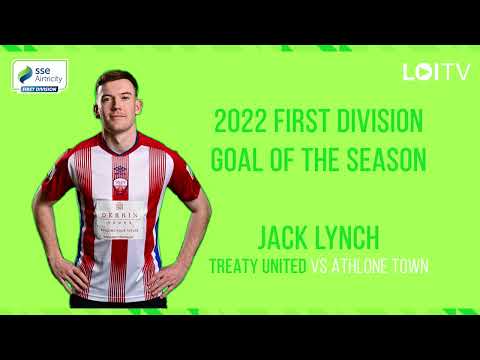 Jack Lynch wins 2022 First Division Buy4Pets Goal of the Season