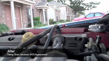 S2000 Timing Chain Tensioner (TCT) Replacement Before/After Comparison