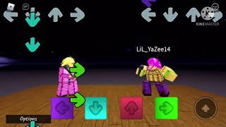 Giorno Vs Diavolo but its Friday Night Funkin and in Roblox