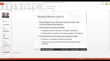 Introduction to Psychology- Chapter 8 Memory