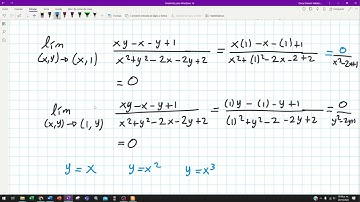 Ejercicios 13.2 Problema 19 Cálculo Dennis G. ZILL 9na Ed. Funciones de varias Variables. Límites