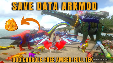 ARK MOBILE SAVE DATA || FREE AMBER || GOD CONSOLE || ARKTIPE  || FULL TEK