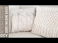 DIY COJINES EN MACRAME BÁSICO | COJINES BOHO CHIC | MACRAME PILLOWS | ROOM DECOR