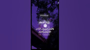 سورة ابراهيم ايه﴿٢٢﴾ #المصحف #الرحمن #القزابري #قران #راحه_نفسيه