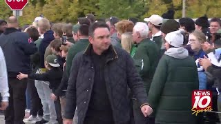 Michigan State football has ARRIVED to Spartan Stadium for MSU's matchup with Michigan.