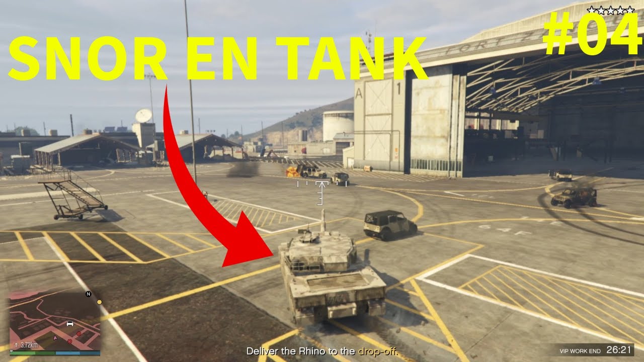 GTA 5 ONLINE - SNOR EN TANK FRÅN MILITÄRBASEN! - YouTube