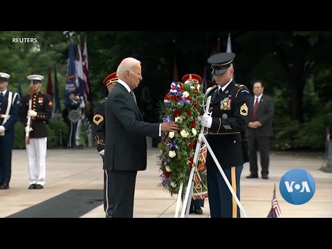 Biden, Harris Honor War Dead for US Memorial Day Holiday.