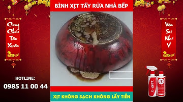 Bình xịt tẩy rửa XRust - Sản phẩm của mọi nhà bếp 1