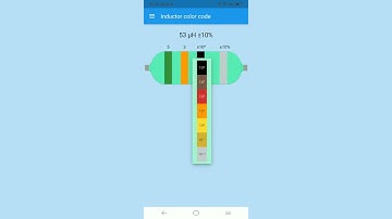 Inductor color code calculator application