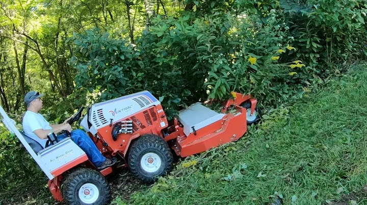 Super Duty Compact Tractor!! How to Clear A Wooded...