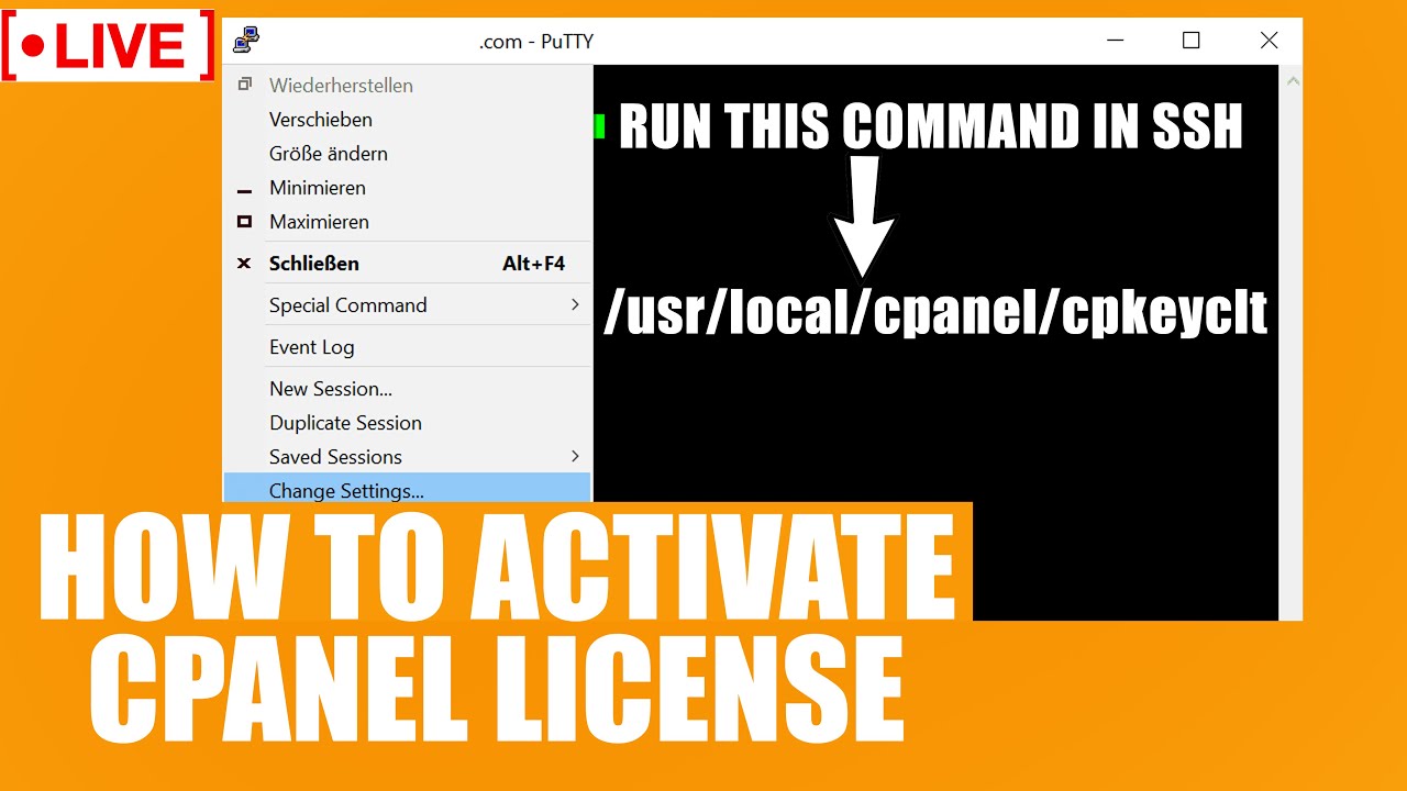 How To Activate Cpanel License