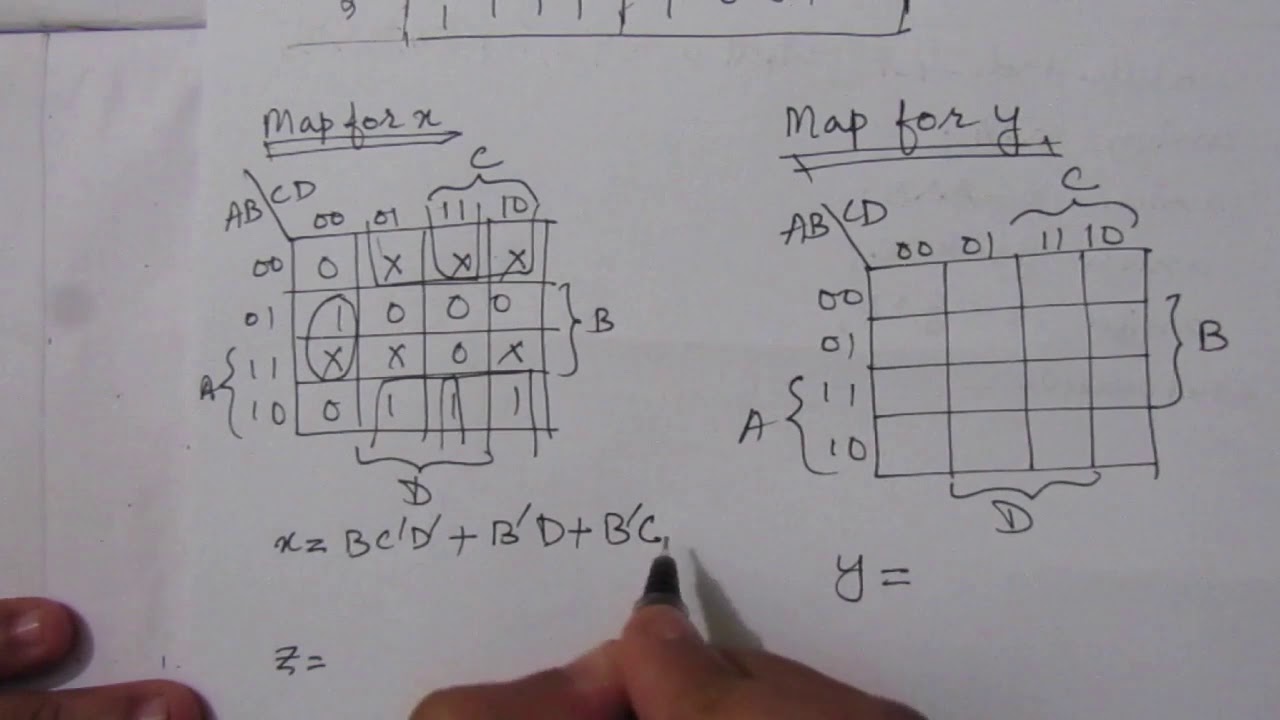 Q 4 9 An Abcd To Seven Segment Decoder Is A Combinational Circuit That Converts A Decimal Digit In Youtube