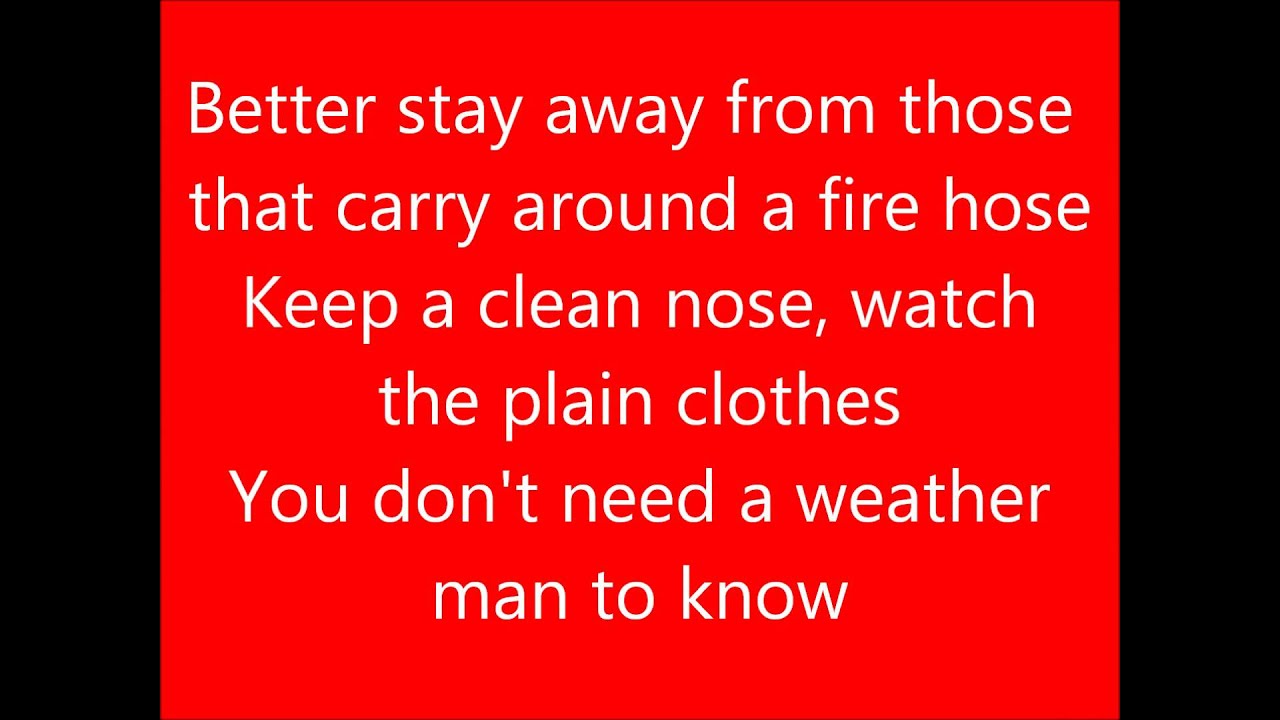 Bob Dylan-Subterranean Homesick Blues lyrics Bob Dylan-Subterranean Homesick Blues lyrics