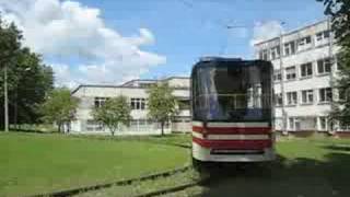 K1 tram in Konotop city, Ukraine