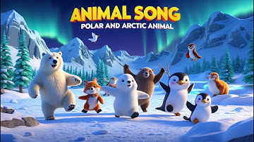 Animal song: Polar and Arctic Animals | Nursery Rhymes for Kids | Little Noah Rhymes