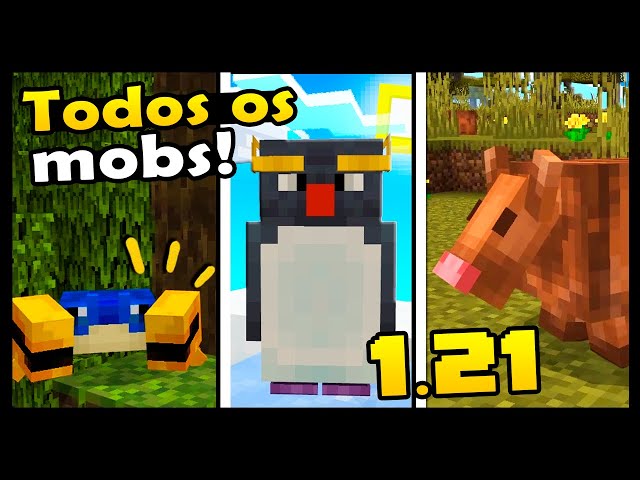 Votação de Mobs do Minecraft 2023 apresenta tatu-caranguejo e