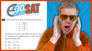 SAT | Test 4 Digital | Module 1 | Problem 8 - IN 30 SECONDS OR LESS