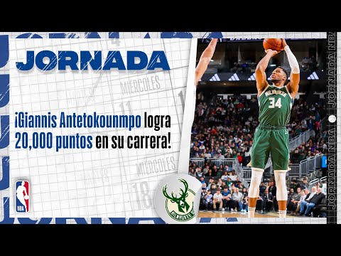 Giannis se une al club de los 20,000