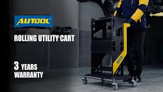 The Handy Mechanic&#39;s Cart--AUTOOL Rolling Utility Cart