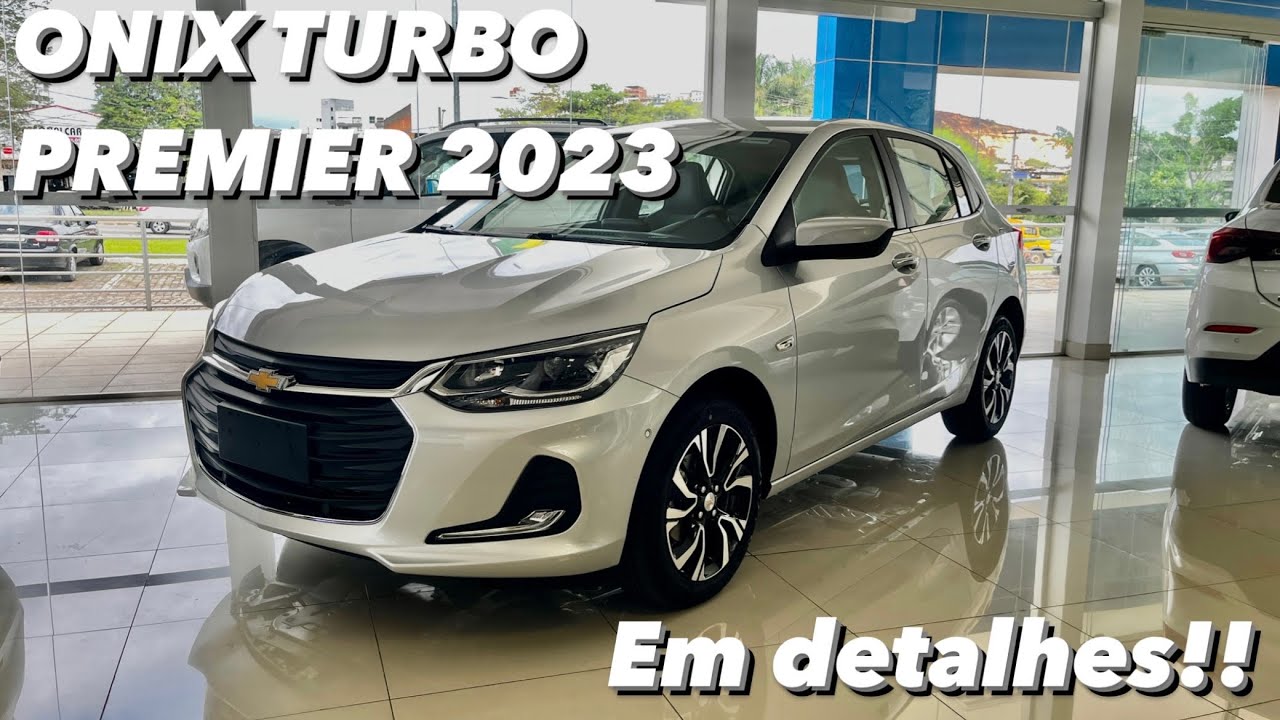 Chevrolet Onix Turbo Premier 2023 - Linha 2023 em detalhes!! (4K