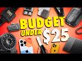 12 Budget EDC/Tech Gifts UNDER $25 for Men - Gift Guide 2025