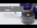 YN NAIL SCHOOL - HOW TO CREATE A SMOKY NAIL