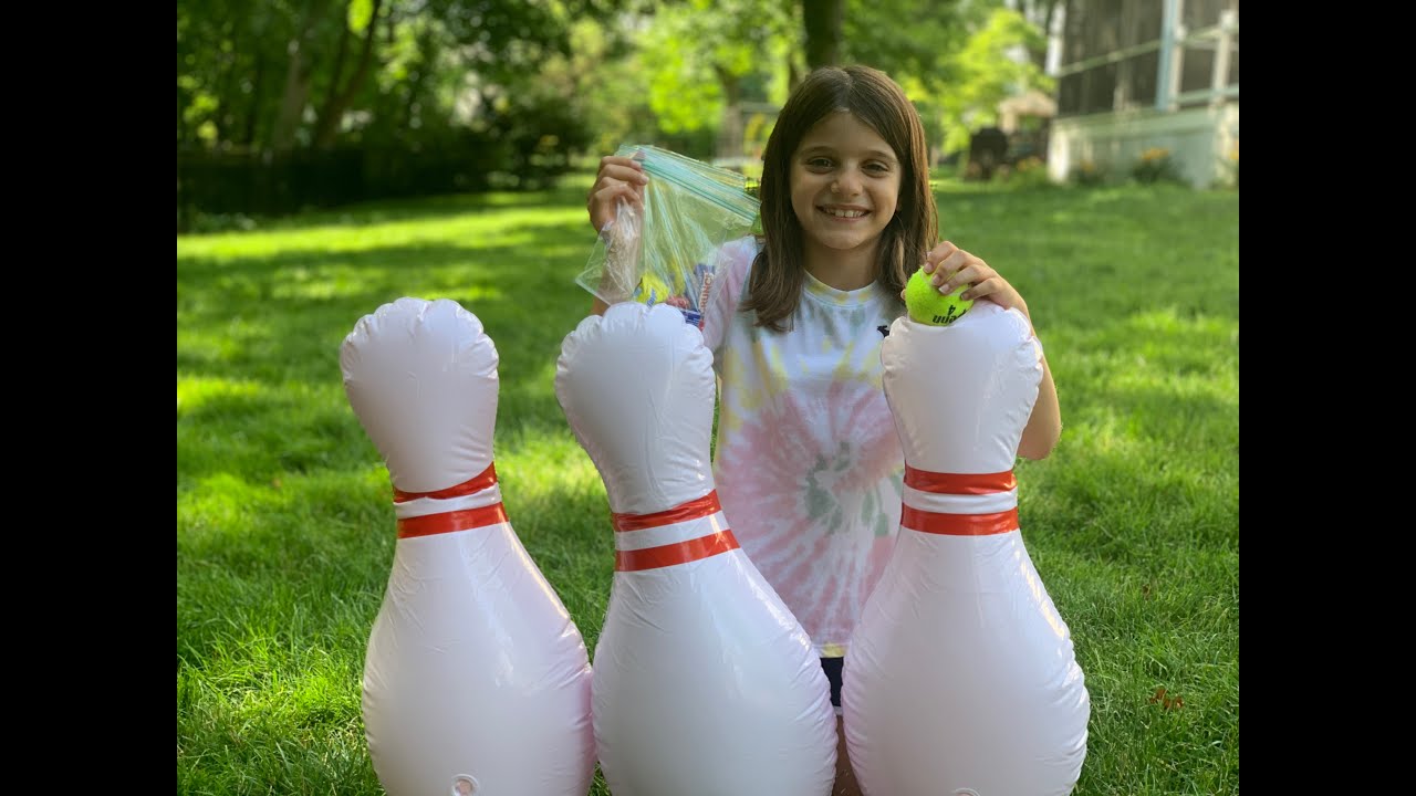 Mystery Knockdown | Backyard Sport Game for Kids | Candy Prizes!