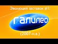 Эволюция заставок #1: Галилео (2007 - н.в.)