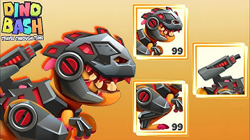 T-REX MECH NEW UPDATE MAX LEVEL POWER FULL - Dino Bash 2: Travel Thru Time Gameplay
