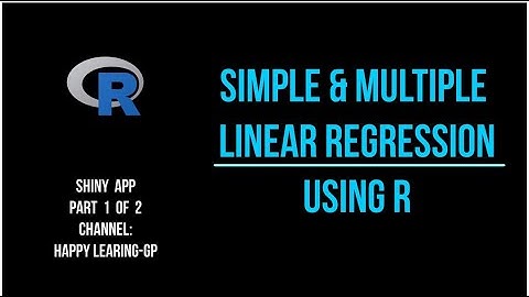 Linear Regression in Shiny App using R